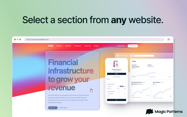 Magic Patterns — Import Website chrome谷歌浏览器插件_扩展第3张截图