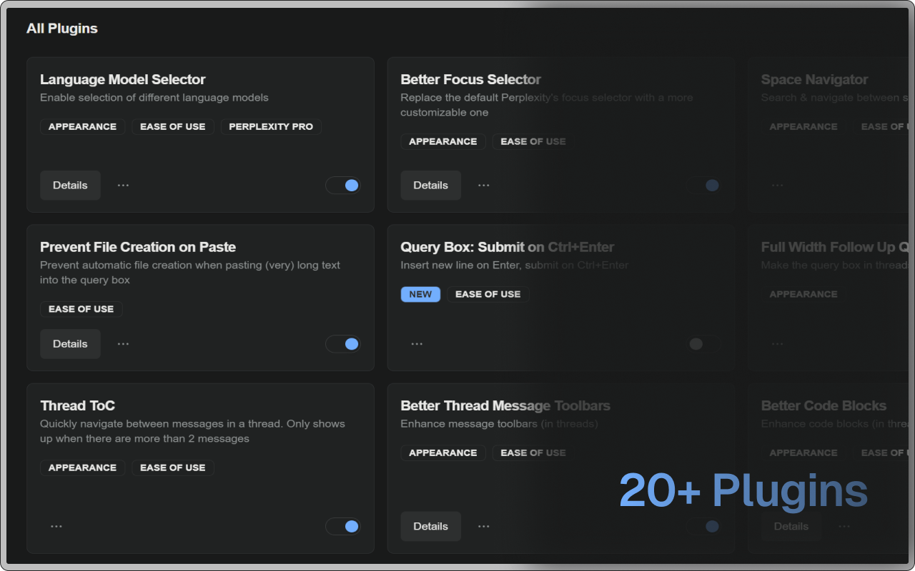 Complexity | Perplexity AI Supercharged chrome谷歌浏览器插件_扩展第3张截图
