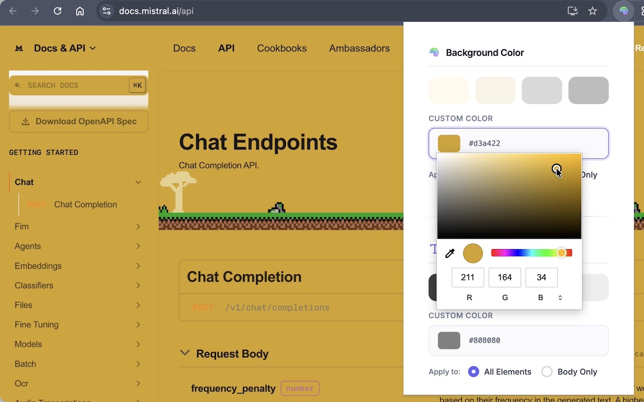 Change Background Color chrome谷歌浏览器插件_扩展第1张截图