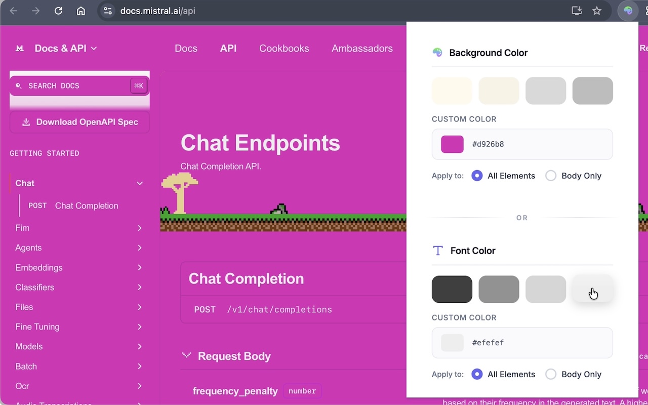 Change Background Color chrome谷歌浏览器插件_扩展第2张截图