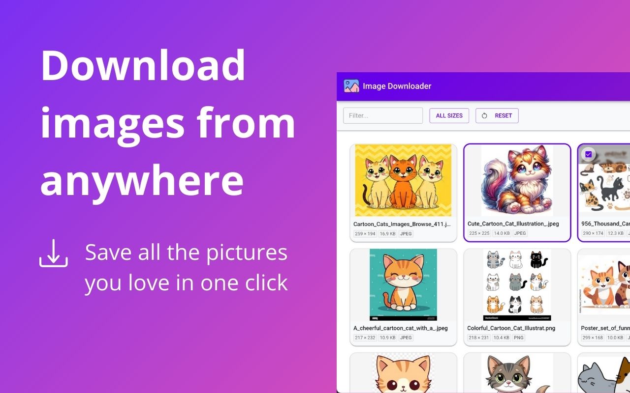 图像下载器 | Image Downloader chrome谷歌浏览器插件_扩展第2张截图
