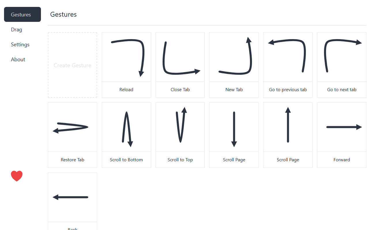 Mouse Gestures – Right-Click Gestures & Drag Actions chrome谷歌浏览器插件_扩展第1张截图