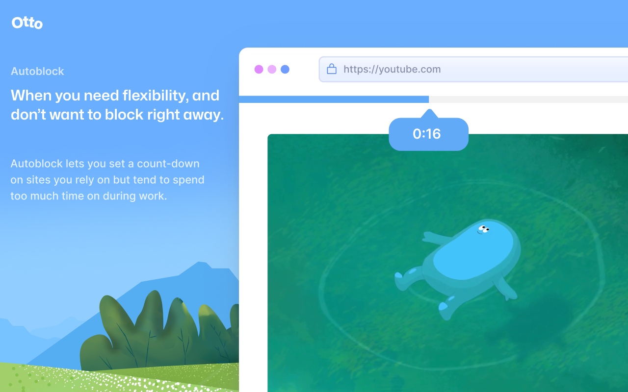 Otto: Pomodoro timer and Website Blocker chrome谷歌浏览器插件_扩展第5张截图
