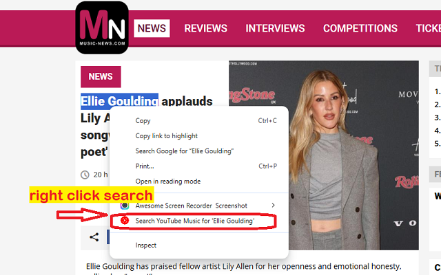 YouTube Music Web Player Search chrome谷歌浏览器插件_扩展第2张截图