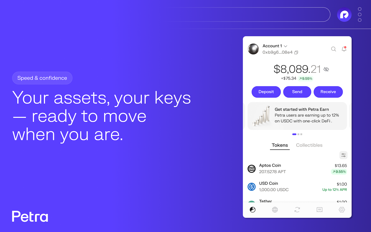 Petra Aptos Wallet chrome谷歌浏览器插件_扩展第2张截图