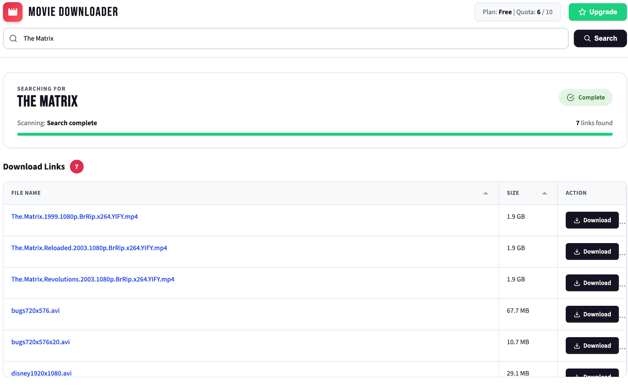 电影下载器 chrome谷歌浏览器插件_扩展第1张截图