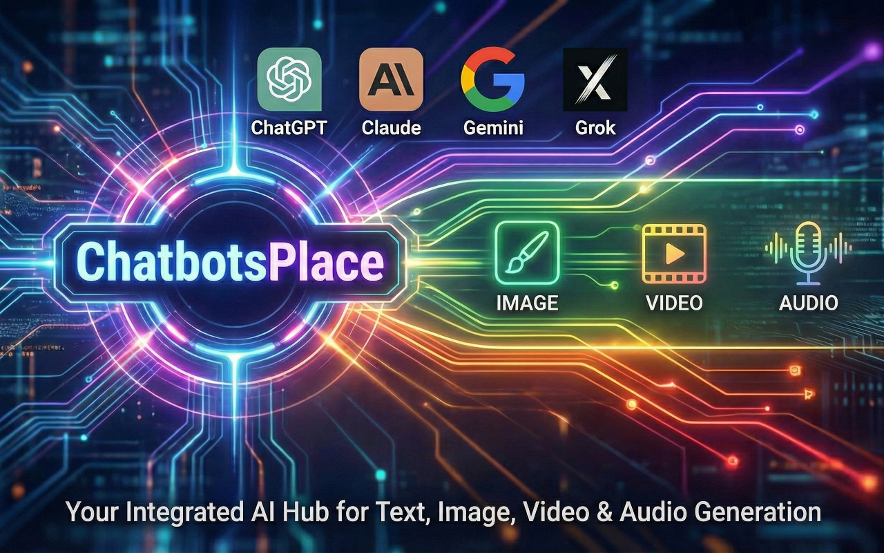 ChatbotsPlace：一体化AI侧边栏（ChatGPT、Claude和Gemini） chrome谷歌浏览器插件_扩展第1张截图