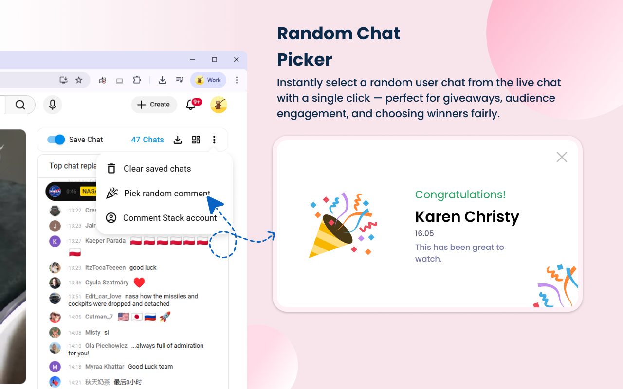 Comment Stack - Save Live Chats for YouTube™ chrome谷歌浏览器插件_扩展第1张截图