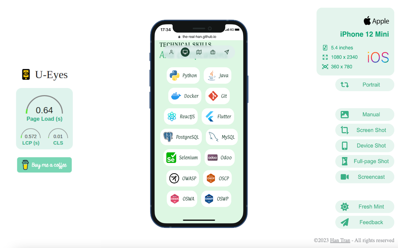 U-Eyes：移动模拟器 chrome谷歌浏览器插件_扩展第1张截图