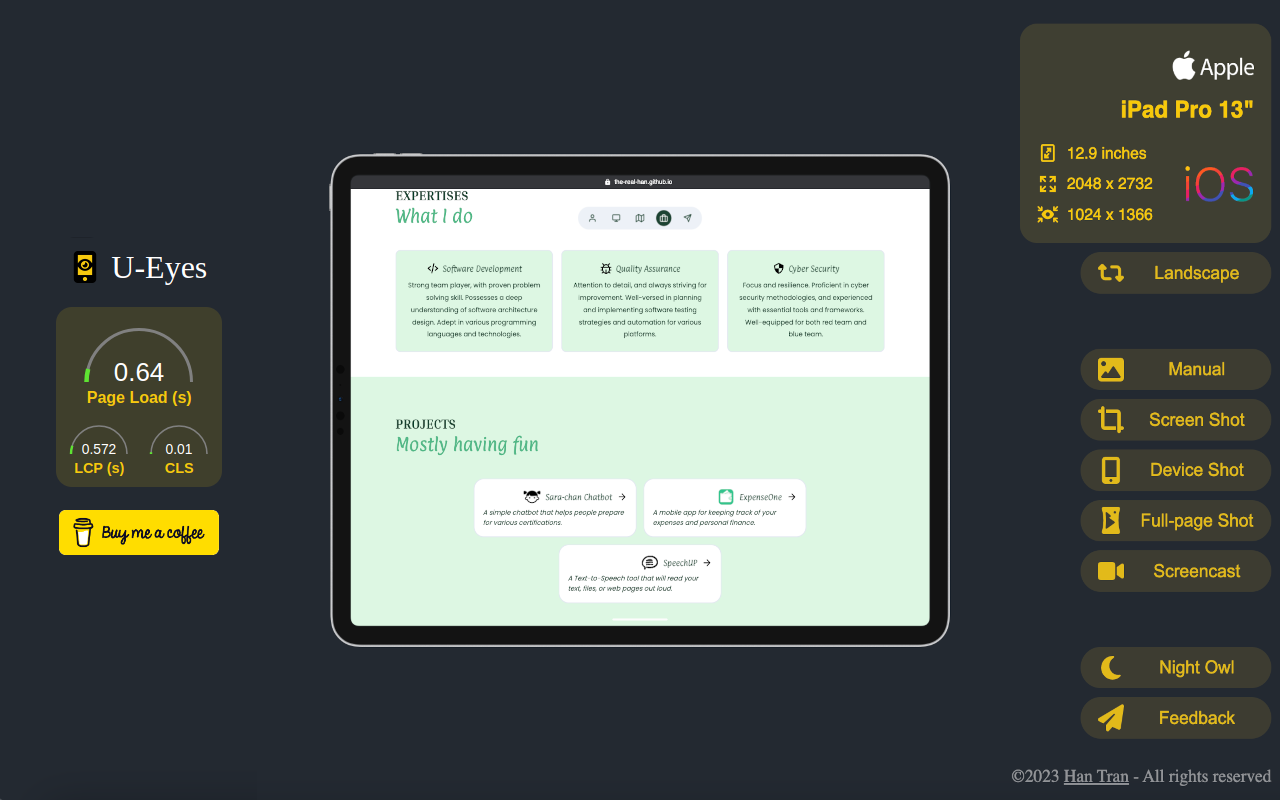 U-Eyes：移动模拟器 chrome谷歌浏览器插件_扩展第3张截图