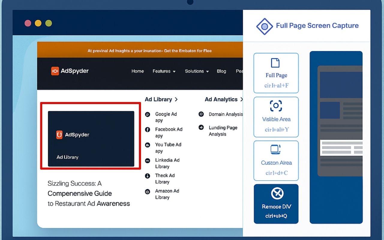 全页屏幕捕获 chrome谷歌浏览器插件_扩展第1张截图