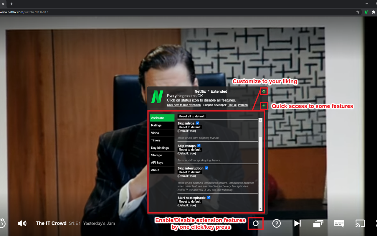 Netflix™ Extended [QVI] chrome谷歌浏览器插件_扩展第2张截图
