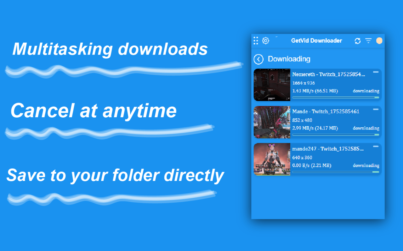 GetVid - 专业视频下载器 chrome谷歌浏览器插件_扩展第1张截图