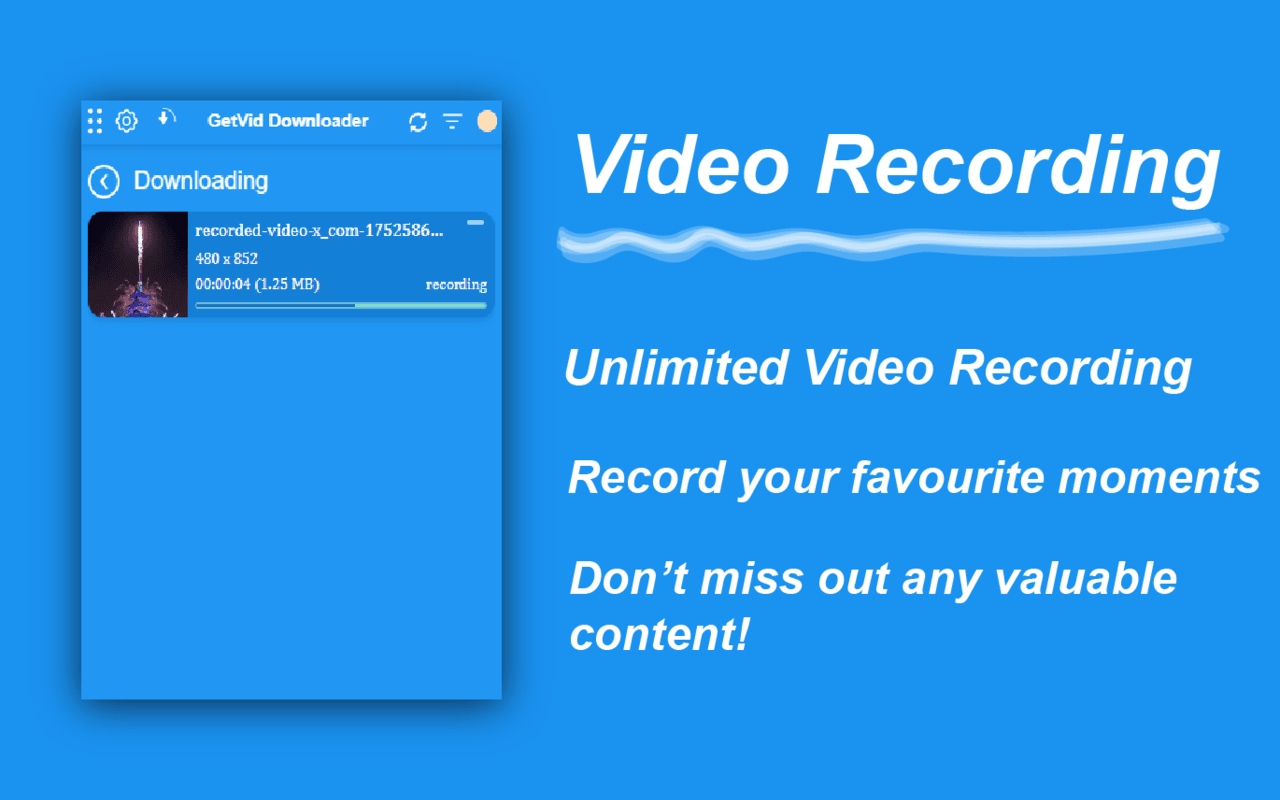 GetVid - 专业视频下载器 chrome谷歌浏览器插件_扩展第3张截图