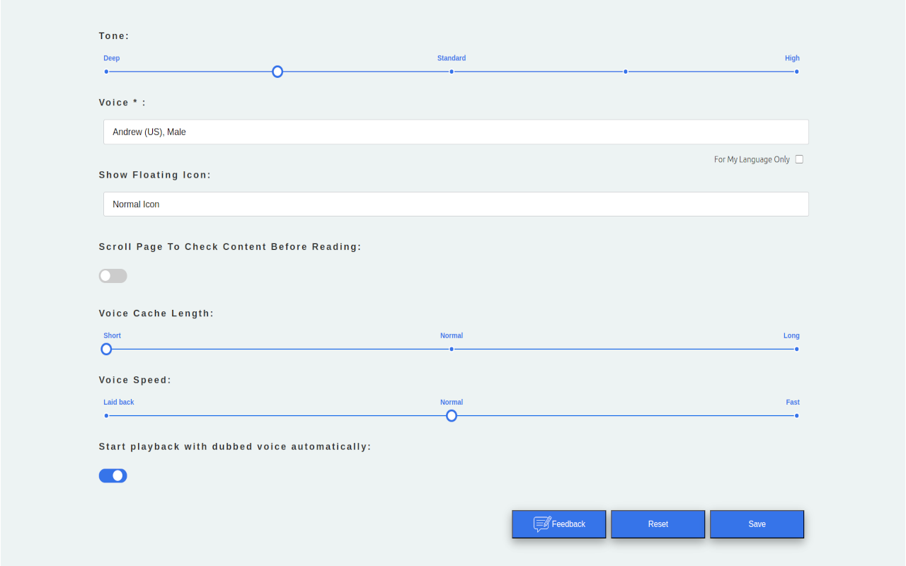 YouTube字幕配音和网页阅读器 chrome谷歌浏览器插件_扩展第4张截图