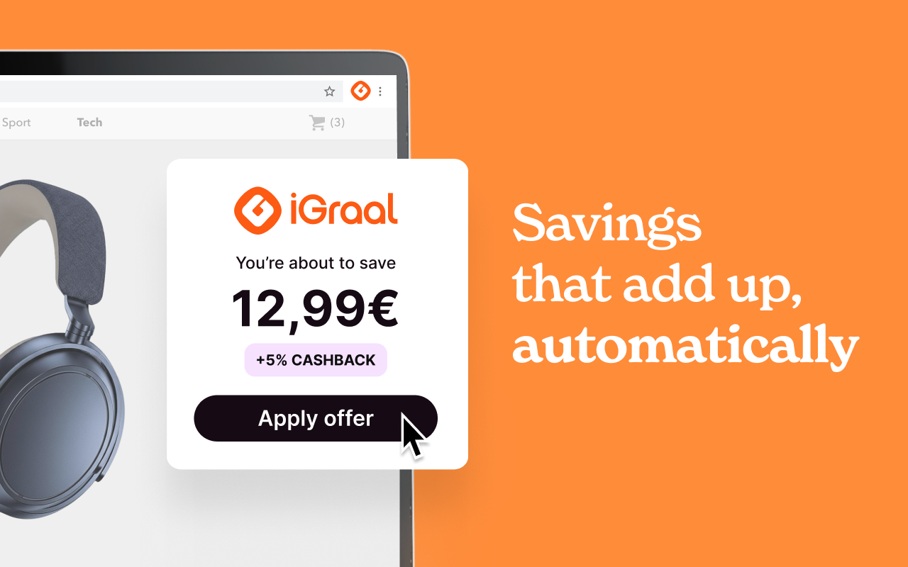 iGraal | Shopping with Savings chrome谷歌浏览器插件_扩展第1张截图