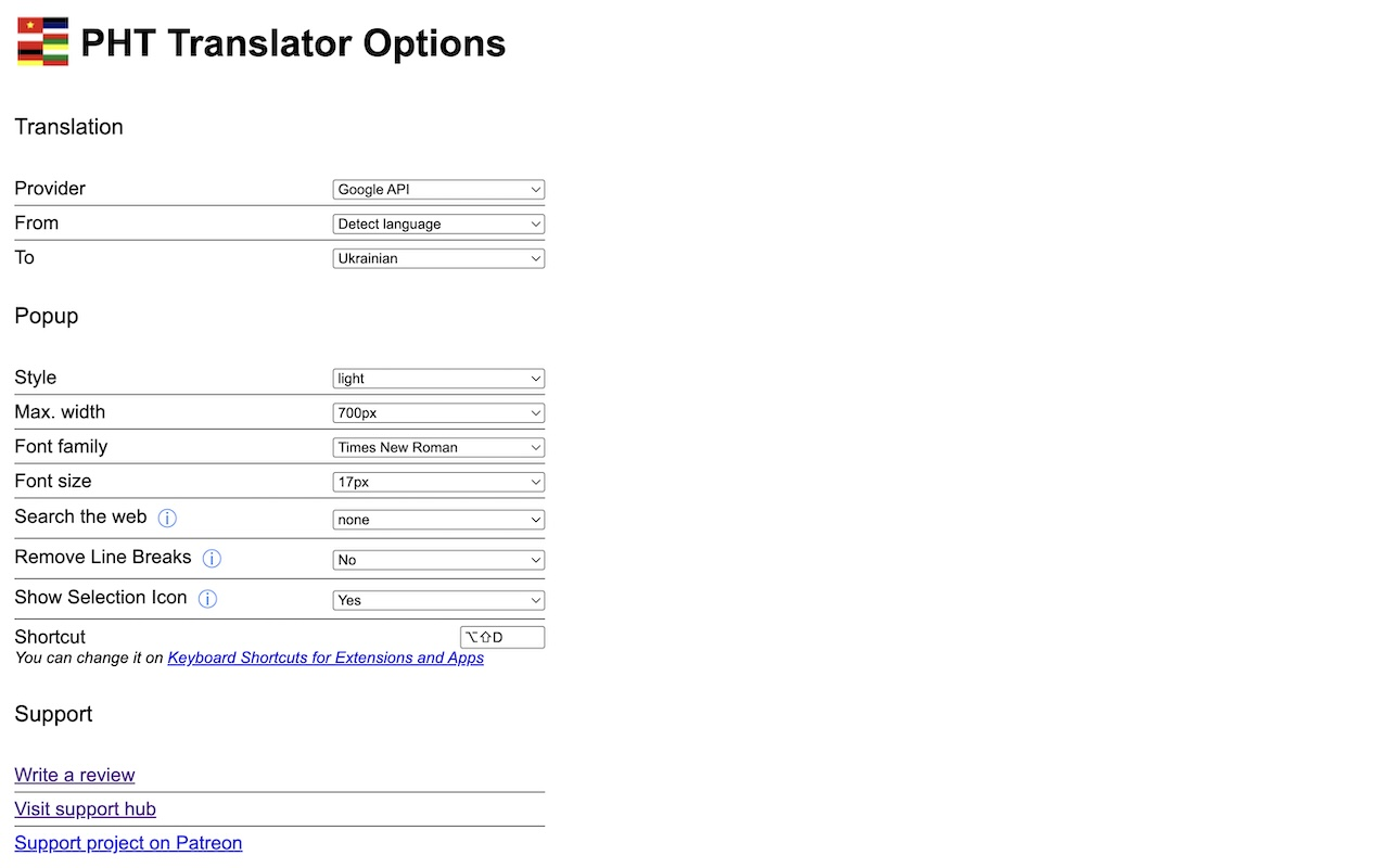 Instant Multilingual PDF/HTML/TXT Translator chrome谷歌浏览器插件_扩展第1张截图