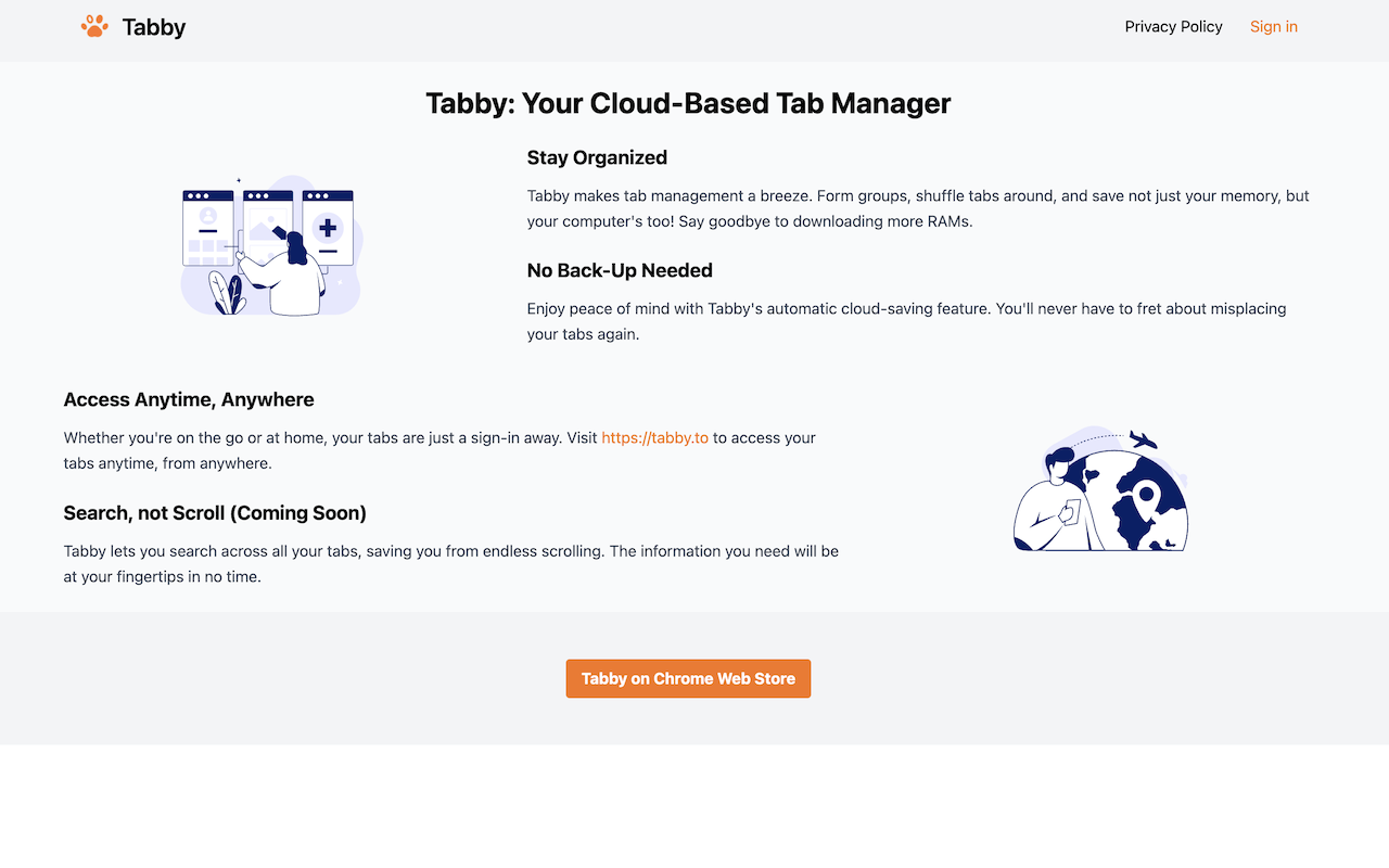 Tabby chrome谷歌浏览器插件_扩展第2张截图
