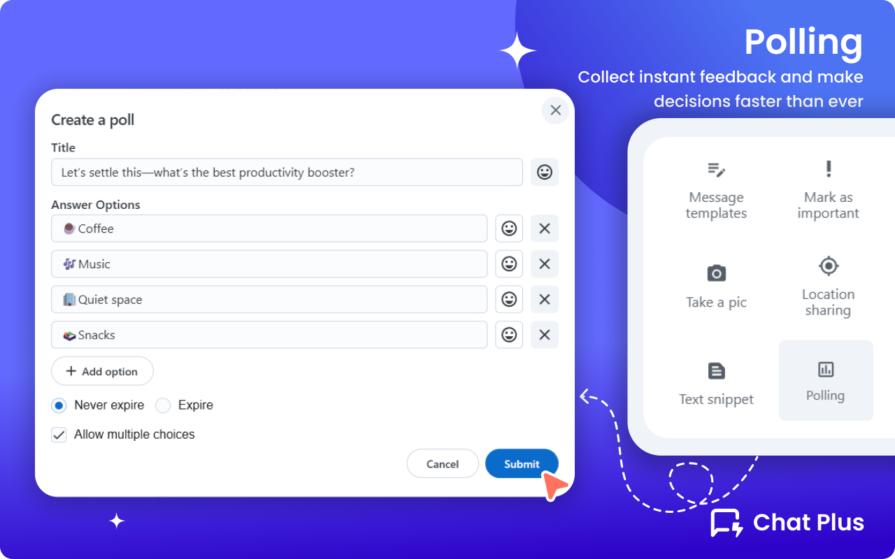 Chat Plus — All-in-One Productivity Suite for Google Chat™ chrome谷歌浏览器插件_扩展第4张截图
