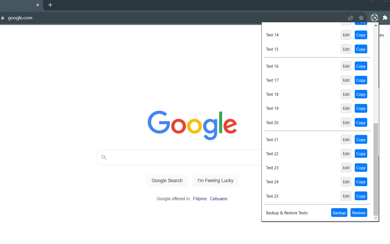One-Click-Copy chrome谷歌浏览器插件_扩展第2张截图