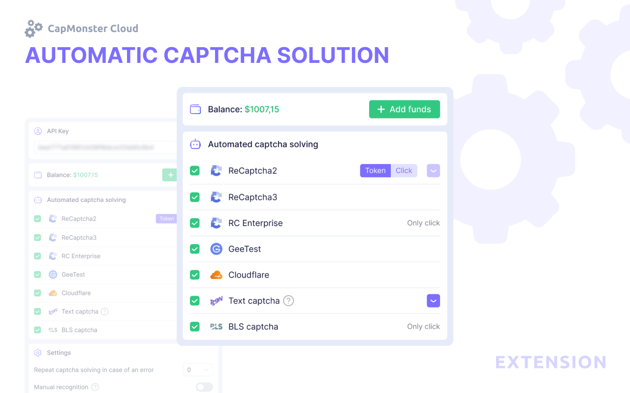 CapMonster Cloud — automated captcha solver chrome谷歌浏览器插件_扩展第3张截图