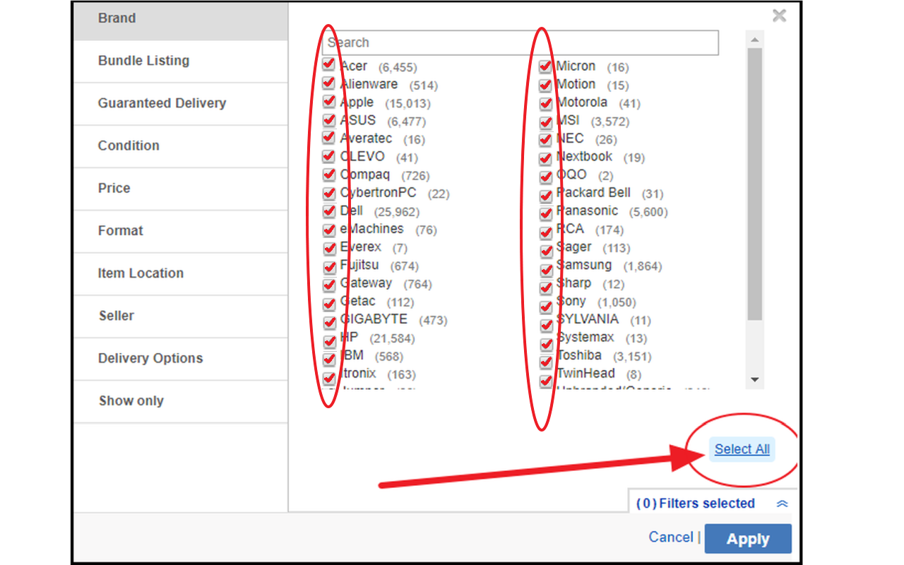Check/Select all checkboxes on EBAY chrome谷歌浏览器插件_扩展第1张截图