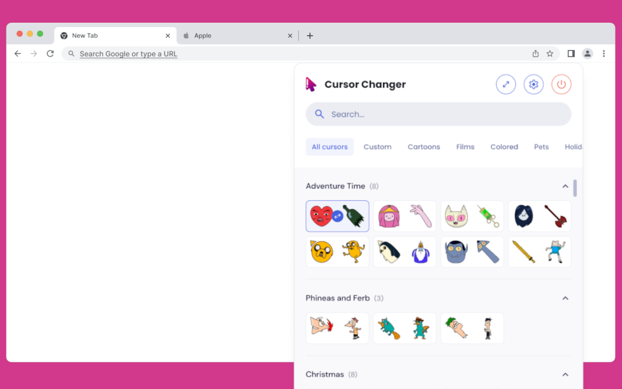 Mouse Cursor - Custom Cursor chrome谷歌浏览器插件_扩展第1张截图