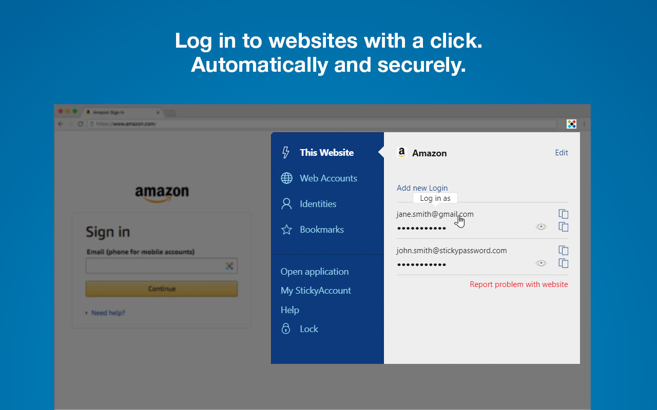 Sticky Password manager & safe chrome谷歌浏览器插件_扩展第4张截图