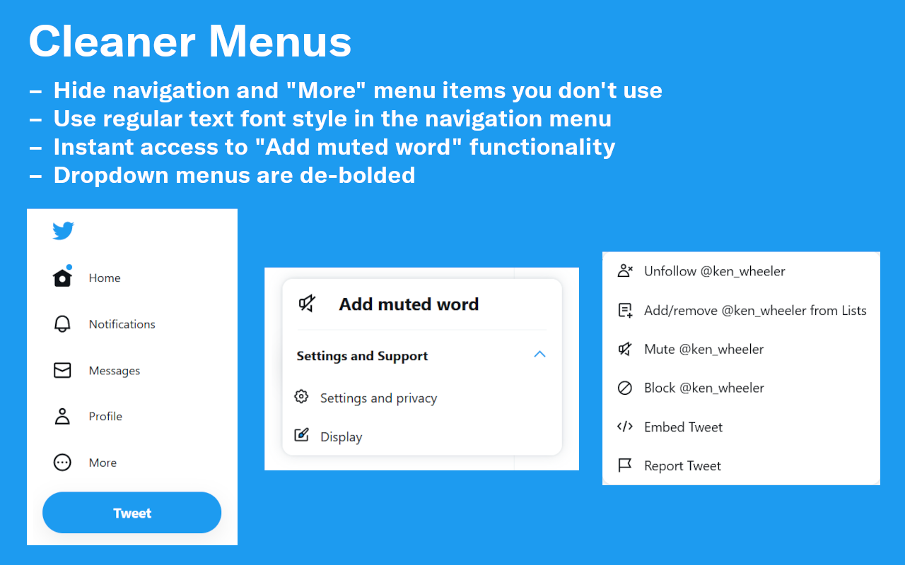 Control Panel for Twitter chrome谷歌浏览器插件_扩展第3张截图