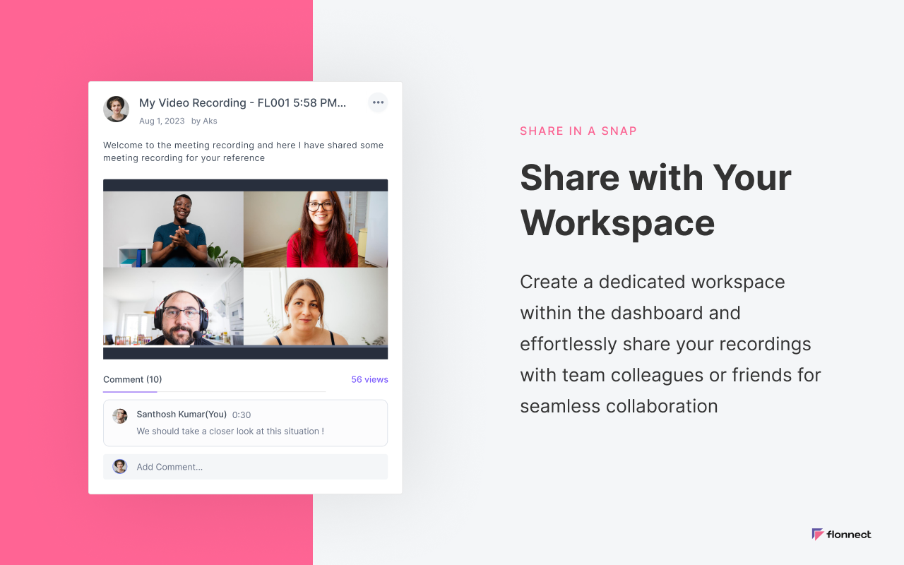 Screen & Webcam recorder - Flonnect chrome谷歌浏览器插件_扩展第3张截图