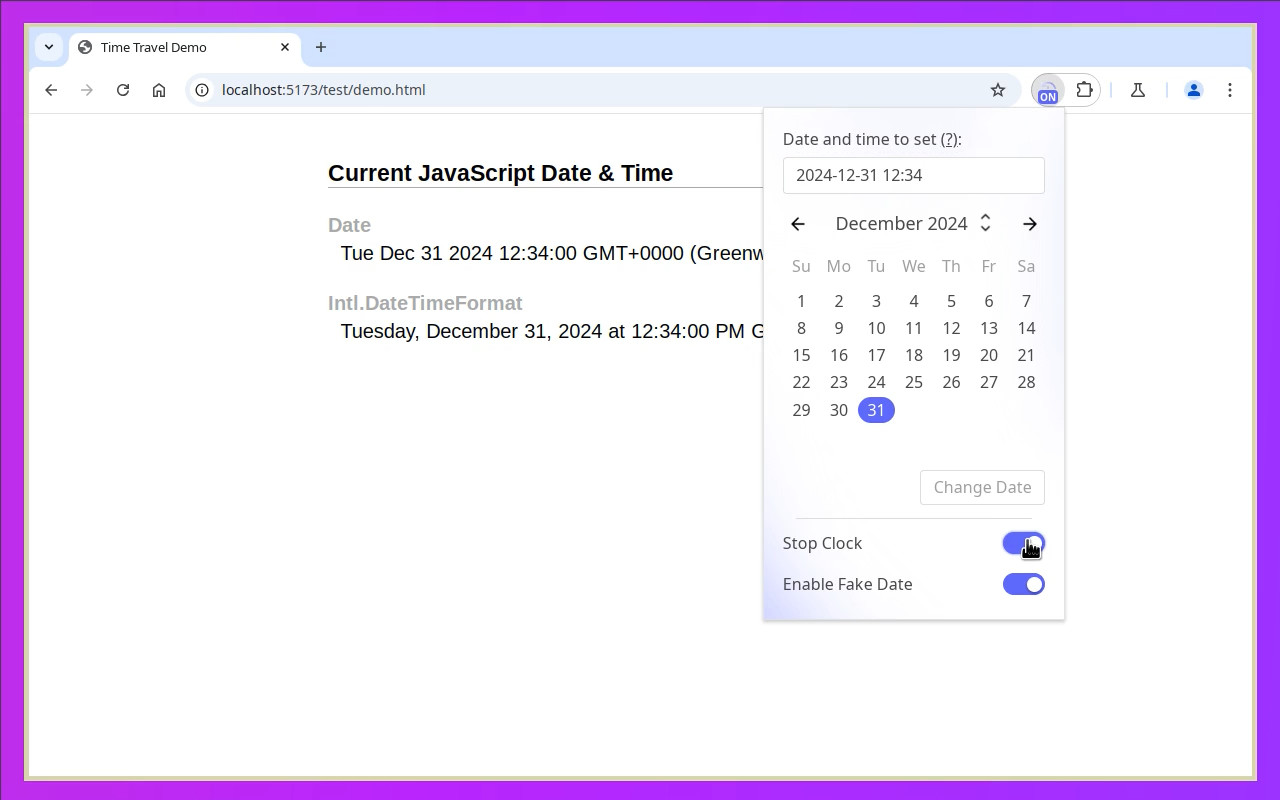 Time Travel chrome谷歌浏览器插件_扩展第3张截图