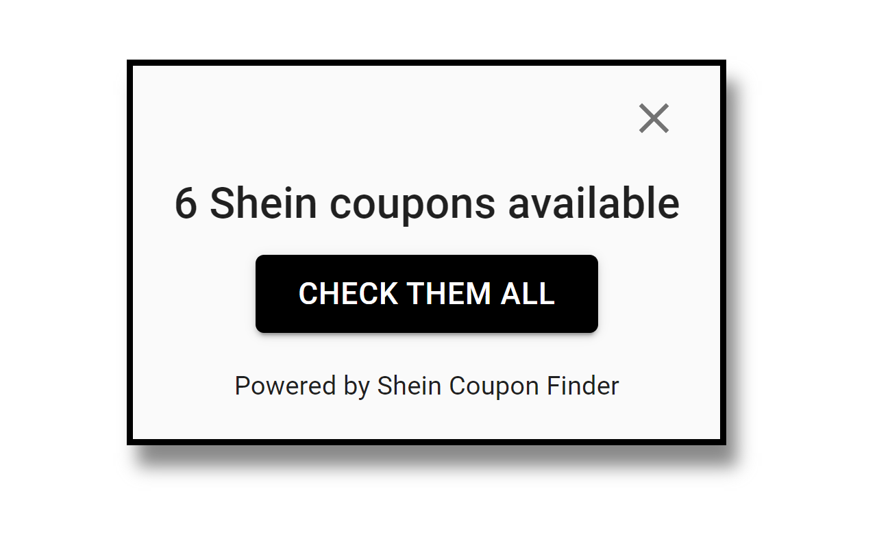 Shein Coupon Finder chrome谷歌浏览器插件_扩展第2张截图