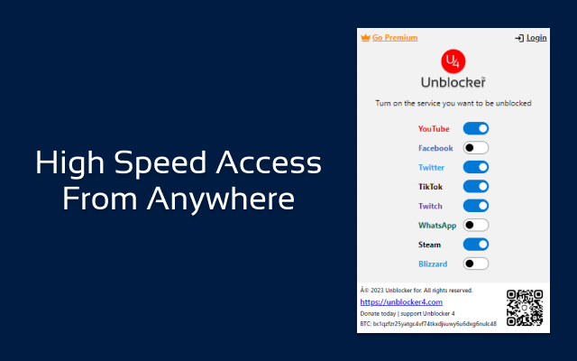 Unblocker-4, unblock your favorite websites chrome谷歌浏览器插件_扩展第2张截图