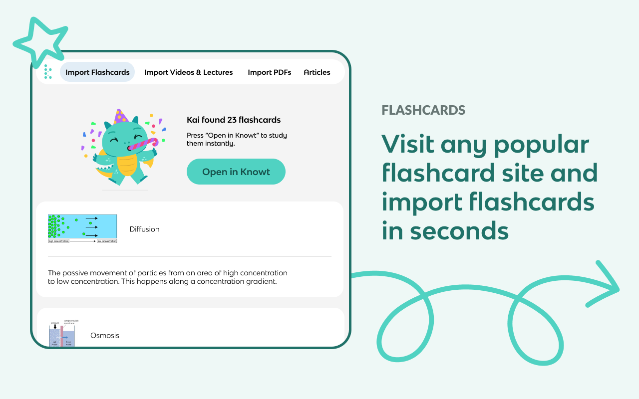 Knowt: Quizlet Import, AI Notes & Flashcards chrome谷歌浏览器插件_扩展第1张截图