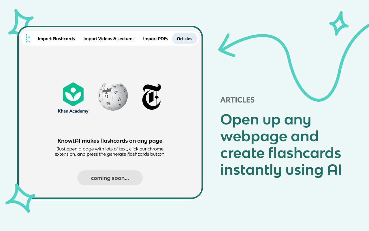 Knowt: Quizlet Import, AI Notes & Flashcards chrome谷歌浏览器插件_扩展第2张截图