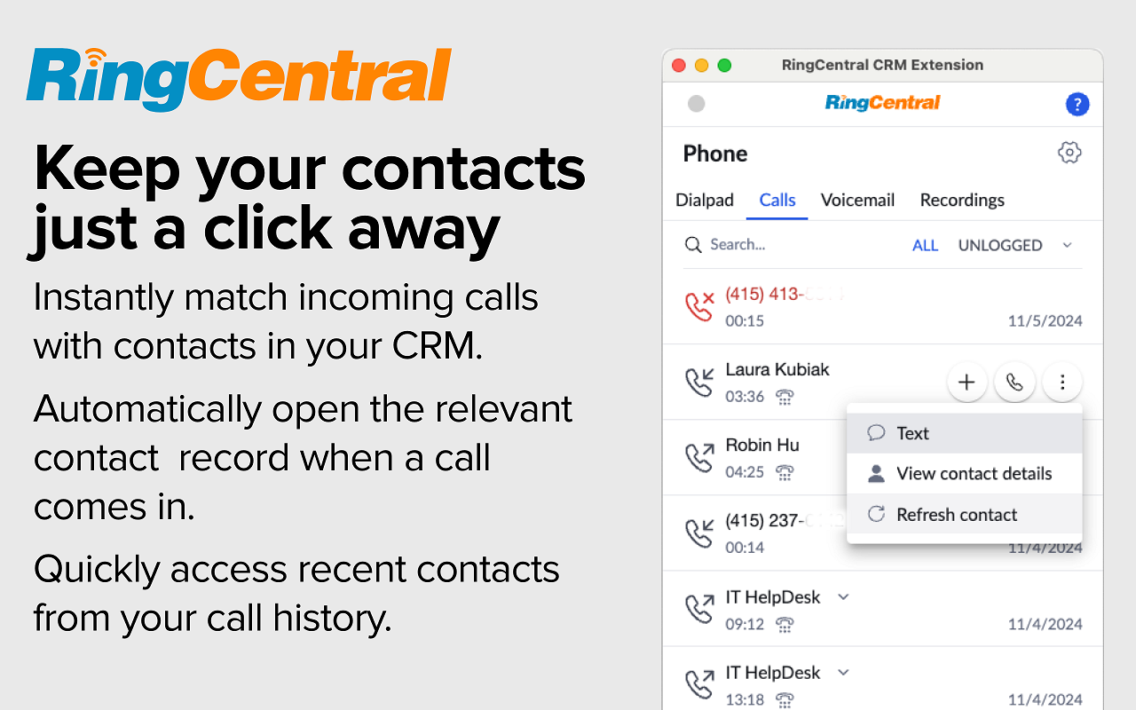 RingCentral App Connect chrome谷歌浏览器插件_扩展第5张截图