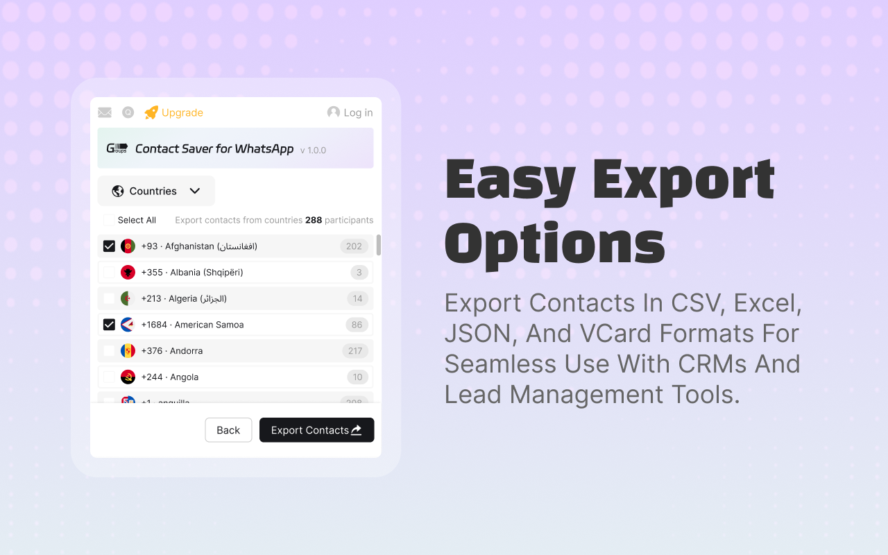 下载 WhatsApp 群组电话号码和联系人提取器 | WPPME.COM chrome谷歌浏览器插件_扩展第1张截图