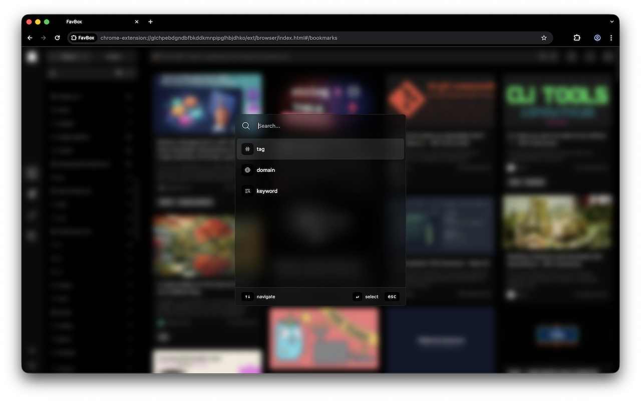 FavBox chrome谷歌浏览器插件_扩展第2张截图