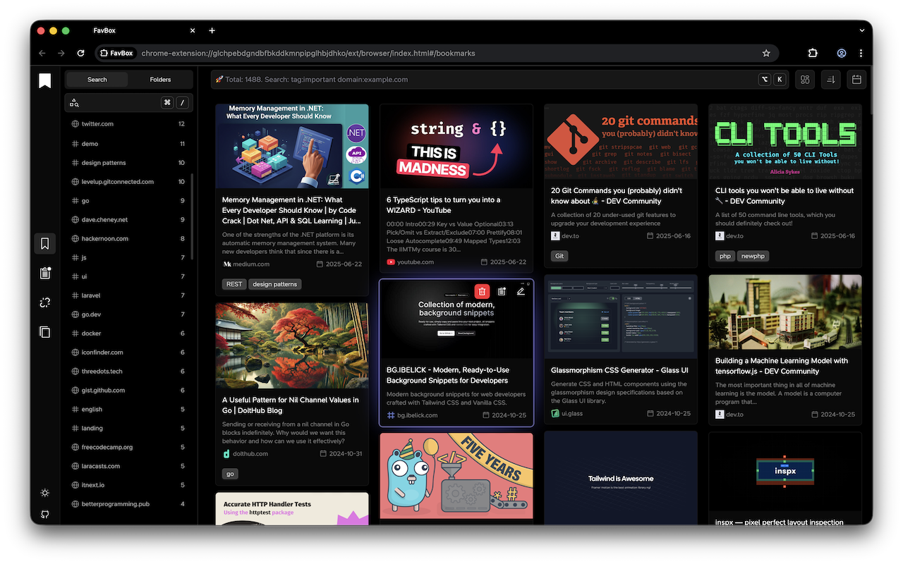 FavBox chrome谷歌浏览器插件_扩展第3张截图
