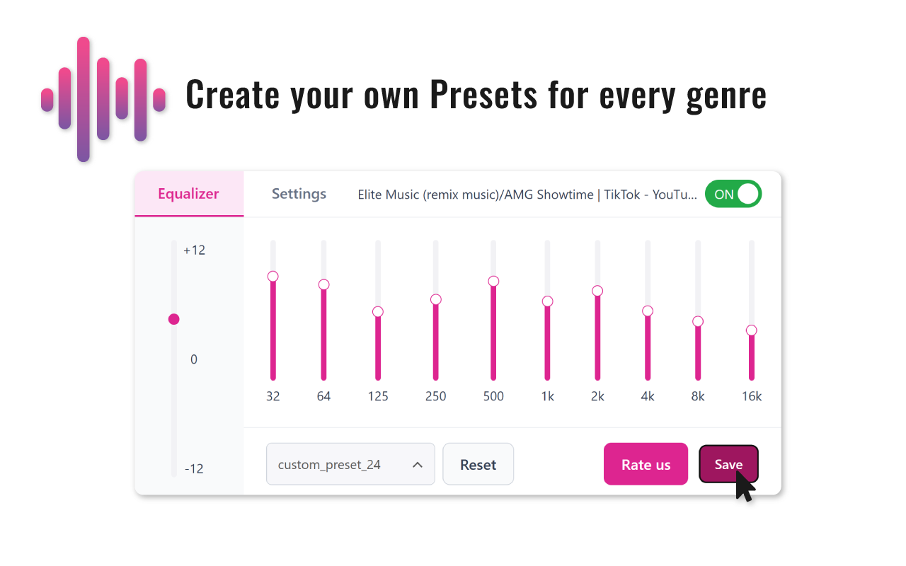 Audio Equalizer chrome谷歌浏览器插件_扩展第1张截图