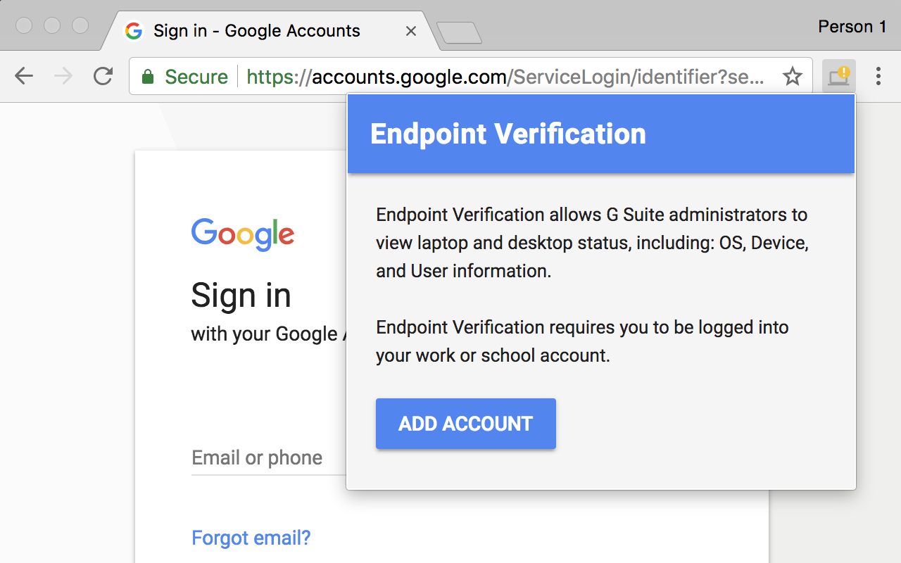 Endpoint Verification chrome谷歌浏览器插件_扩展第1张截图