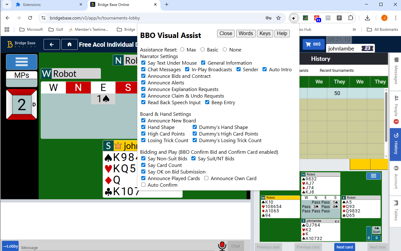 BBO Visual Assist chrome谷歌浏览器插件_扩展第3张截图