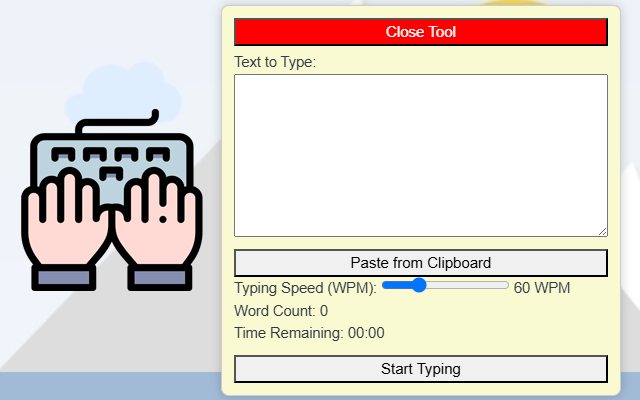 Word Typer chrome谷歌浏览器插件_扩展第1张截图