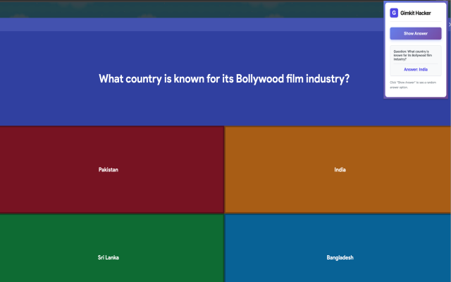 Gimkit Hacker chrome谷歌浏览器插件_扩展第2张截图
