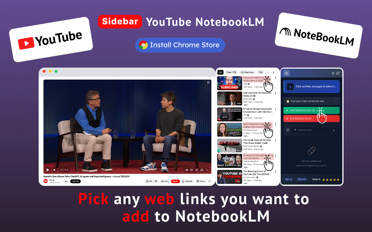 YouTube NotebookLM chrome谷歌浏览器插件_扩展第5张截图