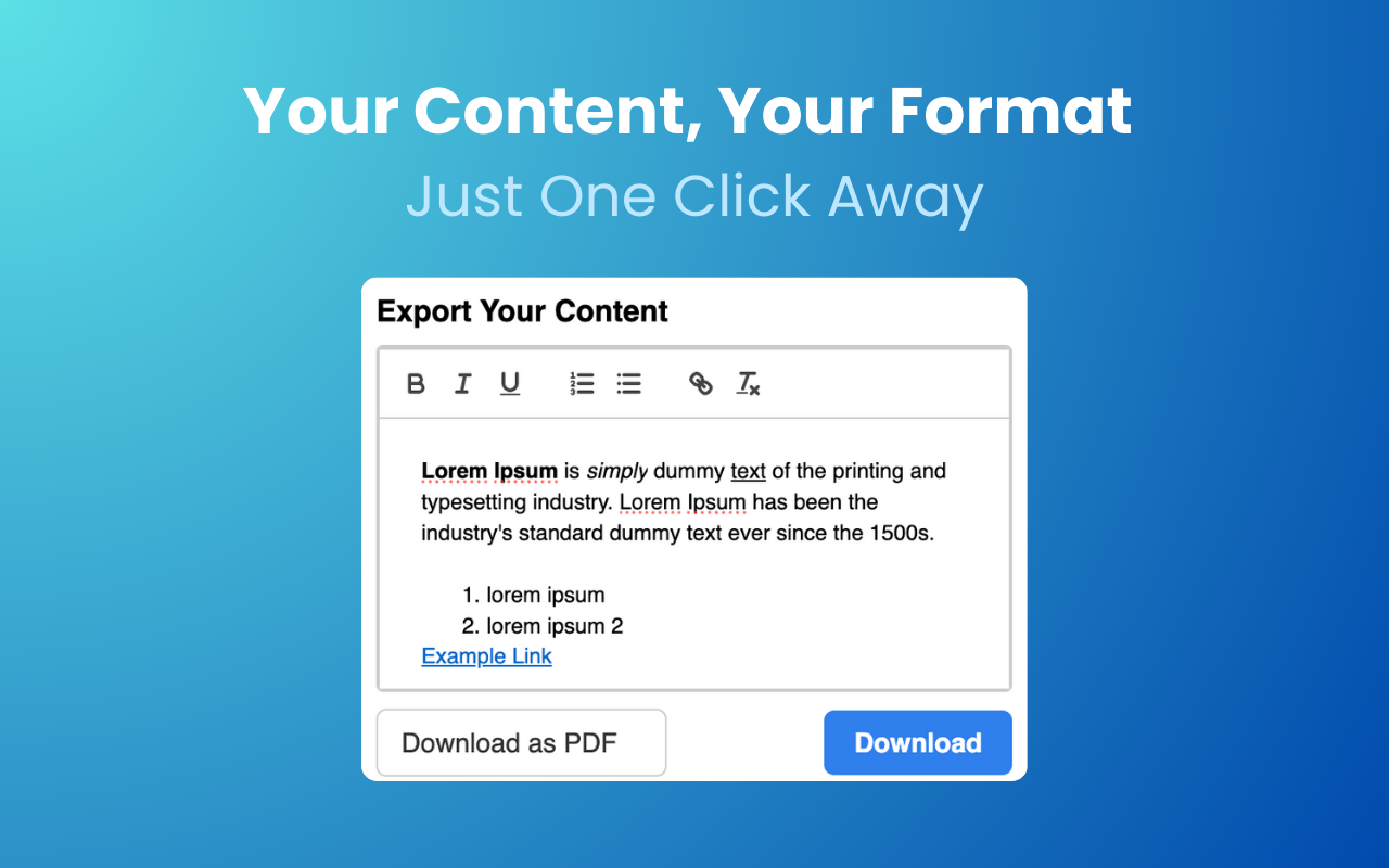 Save Selected Text – Convert to PDF, DOCX, TXT & HTML chrome谷歌浏览器插件_扩展第1张截图