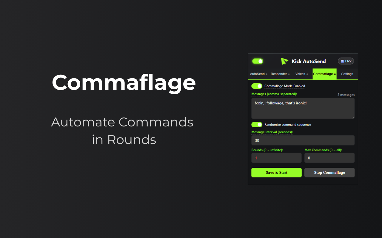 Kick AutoSend chrome谷歌浏览器插件_扩展第3张截图