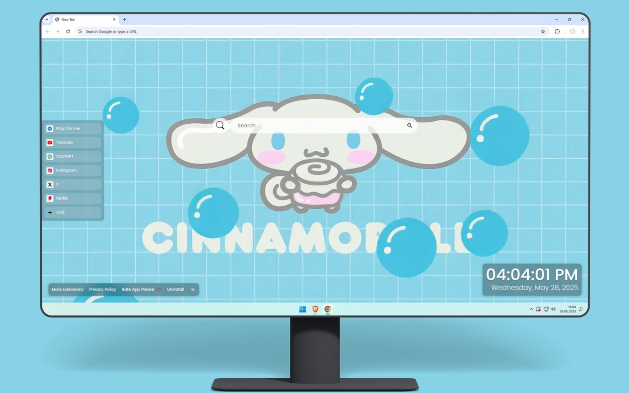 Cinnamoroll Pastel Live Wallpaper chrome谷歌浏览器插件_扩展第3张截图