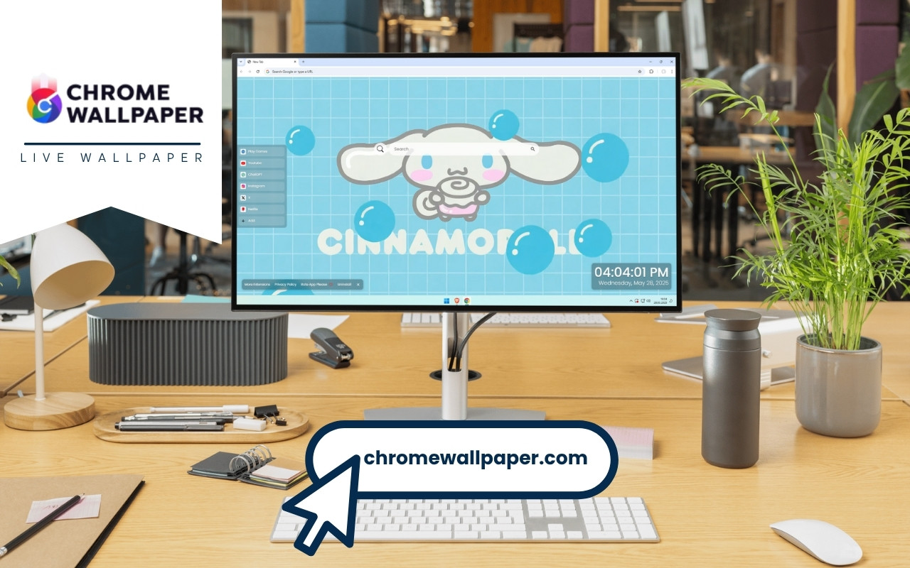 Cinnamoroll Pastel Live Wallpaper chrome谷歌浏览器插件_扩展第4张截图