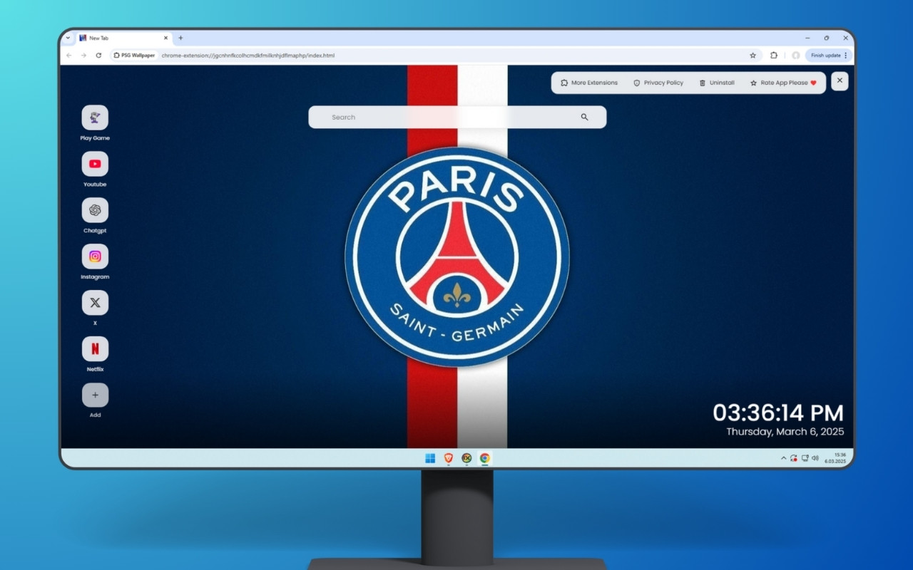 PSG Wallpaper chrome谷歌浏览器插件_扩展第4张截图
